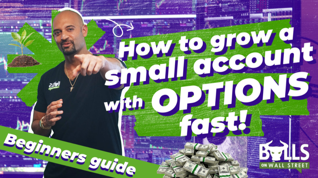 how to grow a small account using options