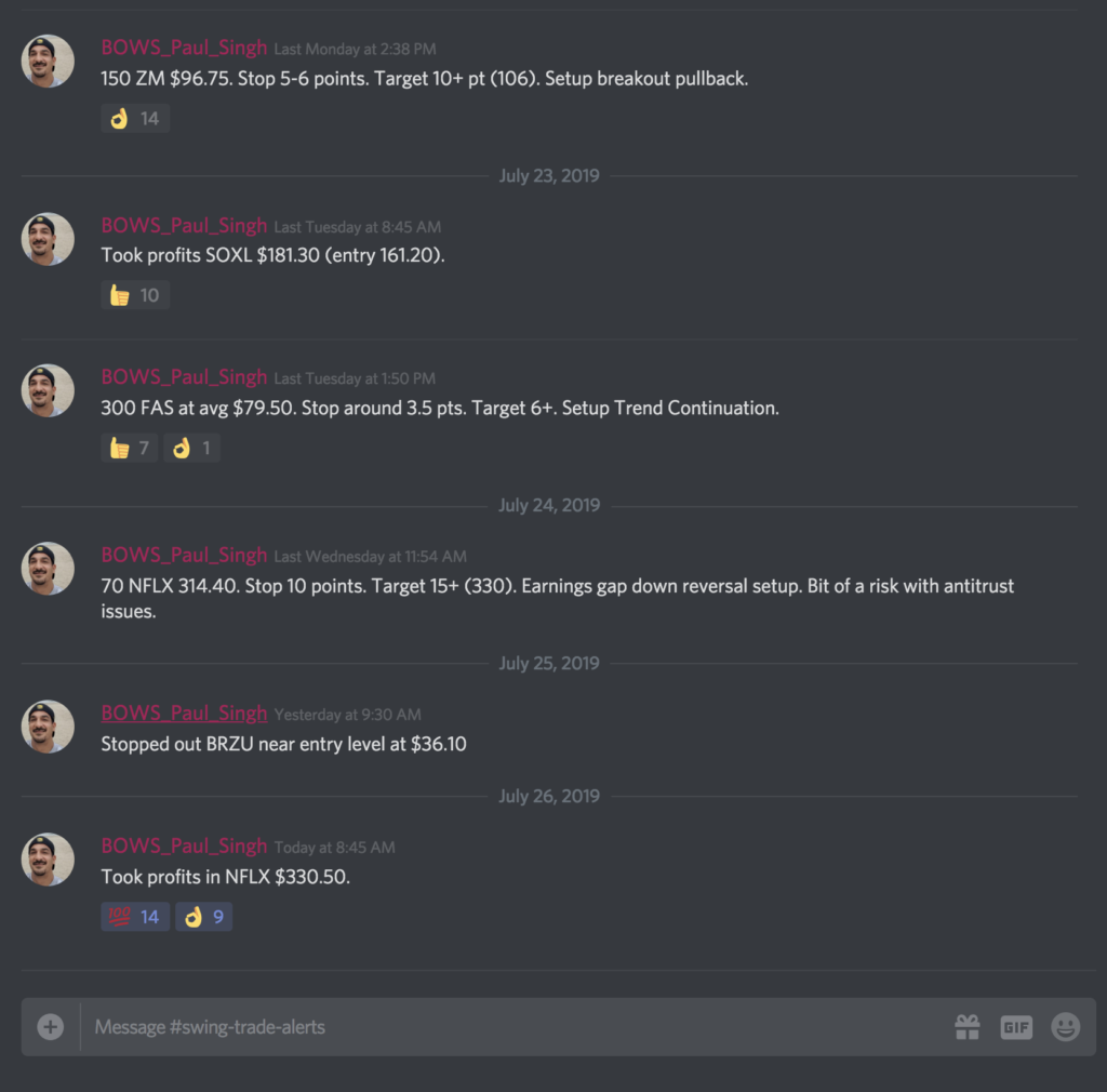 day trading recap